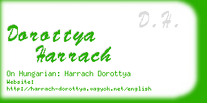 dorottya harrach business card